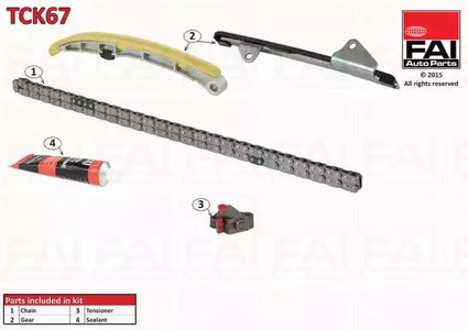 Комплект цели привода распредвала FAI AUTOPARTS TCK67
