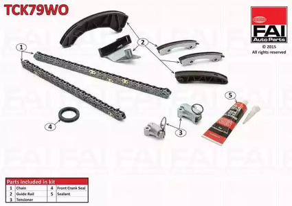 Комплект цепи ГРМ FAI AUTOPARTS TCK79WO