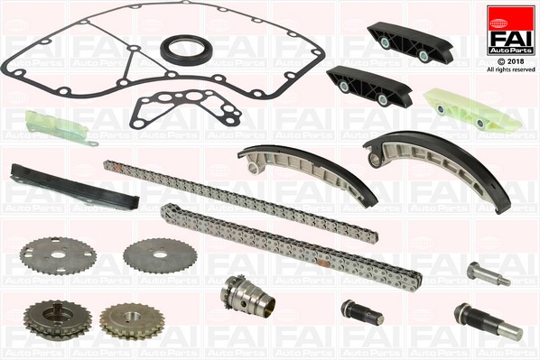 Комплект цепи ГРМ FAI AUTOPARTS TCK194LC