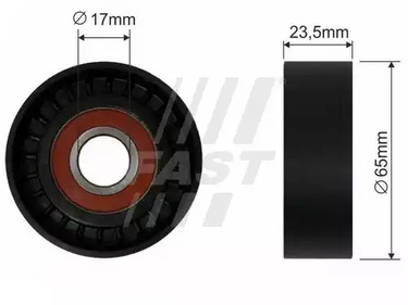 Ролик натяжителя ручейкового ремня FAST FT44521