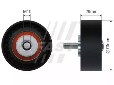 Ролик ручейкового ремня FAST FT44575