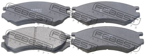 Колодки тормозные передние FEBEST 0201-P10F