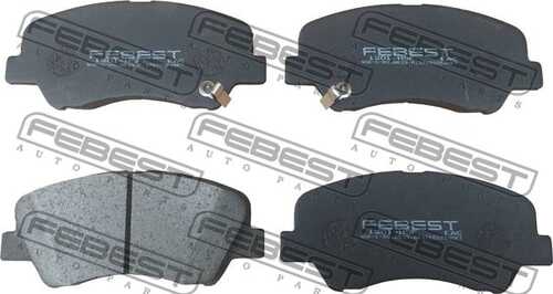 1201h5f колодки дисковые передние FEBEST 1201-H5F