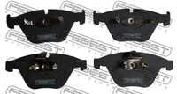 Колодки тормозные передние FEBEST 1901E90F