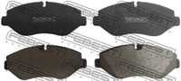 Колодки тормозные передние FEBEST 3801DAILIVF