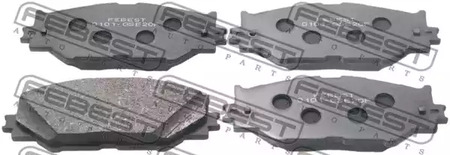 Колодка тормозная дисковая комплект FEBEST 0101-GSE20F