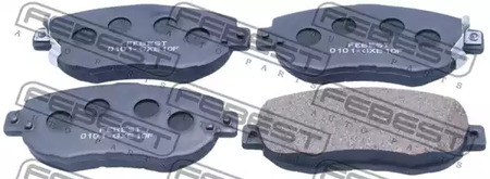 Комплект тормозных колодок дискового тормоз FEBEST 0101-GXE10F