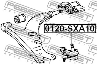 Фото 1 0120-SXA10 FEBEST Опора шаровая