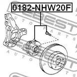 Фото 1 0182-NHW20F FEBEST Ступица колеса