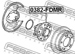 Фото 1 0382-FDMR FEBEST Ступица колеса