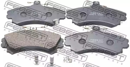 Колодка тормозная дисковая комплект передний FEBEST 0401-DAF