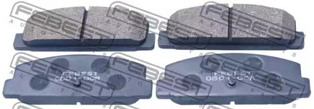 Колодки тормозные дисковые FEBEST 0501-GGR