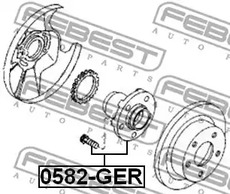 Фото 1 0582-GER FEBEST Ступица колеса