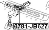 Фото 1 0781-JB627 FEBEST Рабочий цилиндр сцепления