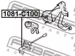 Фото 1 1081-C100 FEBEST Рабочий цилиндр сцепления