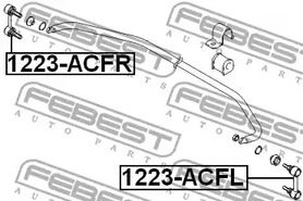 Фото 1 1223-ACFR FEBEST Тяга стабилизатора