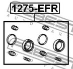 Фото 1 1275-EFR FEBEST Ремкомплект тормозного суппорта