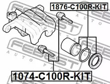 Фото 1 1876-C100R-KIT FEBEST Поршень тормозного суппорта