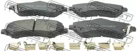 Комплект тормозных колодок дискового тормоза FEBEST 2001-CARVF