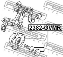 Фото 1 2382-GVMR FEBEST Ступица колеса