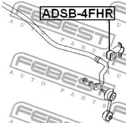 Фото 1 ADSB-4FHR FEBEST Втулка, стабилизатор