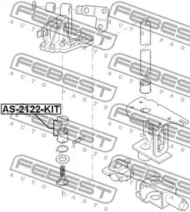 Фото 1 AS-2122-KIT FEBEST Подшипник шариковый