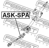 Фото 1 ASK-SPA FEBEST Вал карданный