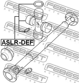 Фото 1 ASLR-DEF FEBEST Шарнир, продольный вал