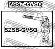 Фото 1 ASSZ-GVSQ FEBEST Карданный вал