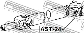 Фото 1 AST-24 FEBEST Крестовина карданной передачи