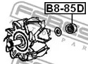 Фото 1 B8-85D FEBEST Подшипник со стороны привода, генератор