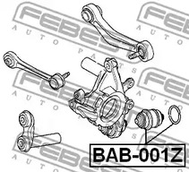 Фото 1 BAB-001Z FEBEST Сайлентблок