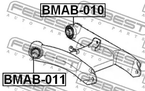 Фото 1 BMAB-010 FEBEST Подвеска, рычаг независимой подвески колеса