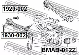 Фото 1 BMAB-012Z FEBEST Втулка, рычаг колесной подвески