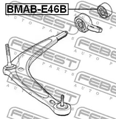 Фото 1 BMAB-E46B FEBEST Подвеска, рычаг независимой подвески колеса