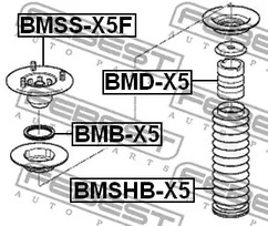 Фото 1 BMD-X5 FEBEST Буфер, амортизация