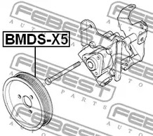 Фото 1 BMDS-X5 FEBEST Шкив насоса гидроусилителя