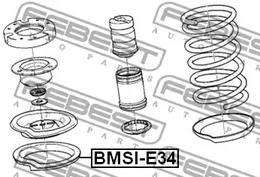 Фото 1 BMSI-E34 FEBEST Тарелка пружины