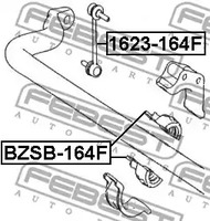 Фото 1 BZSB-164F FEBEST Втулка стабилизатора