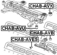 Фото 1 CHAB-AVB FEBEST Подвеска, рычаг независимой подвески колеса