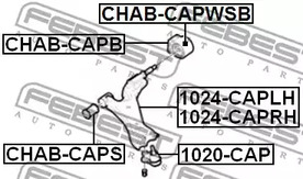 Фото 1 CHAB-CAPB FEBEST Подвеска, рычаг независимой подвески колеса