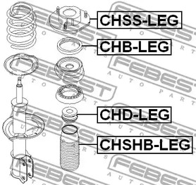 Фото 1 CHB-LEG FEBEST Подшипник качения, опора стойки амортизатора