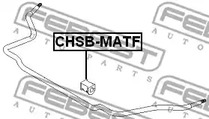 Фото 1 CHSB-MATF FEBEST Подвеска, рычаг независимой подвески колеса