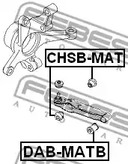 Фото 1 CHSB-MAT FEBEST Подвеска, рычаг независимой подвески колеса