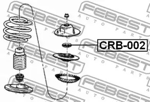 Фото 1 CRB-002 FEBEST Подшипник опорный