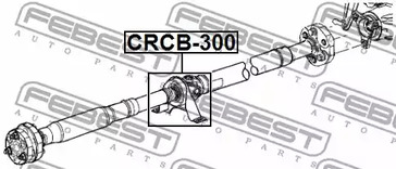 Фото 1 CRCB-300 FEBEST Подшипник кардана