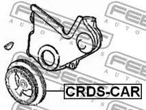 Фото 1 CRDS-CAR FEBEST Шкив коленвала