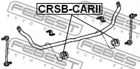 Фото 1 CRSB-CARII FEBEST Опора, стабилизатор