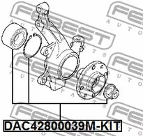 Фото 1 DAC42800039M-KIT FEBEST Подшипник ступичный