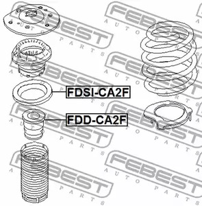 Фото 1 FDD-CA2F FEBEST Отбойник переднего амортизатора